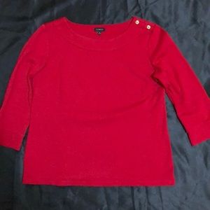 Talbots cotton top size M